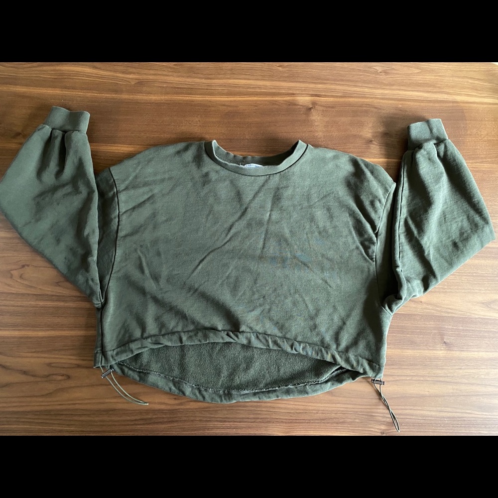 Zara Cropped Crew Neck